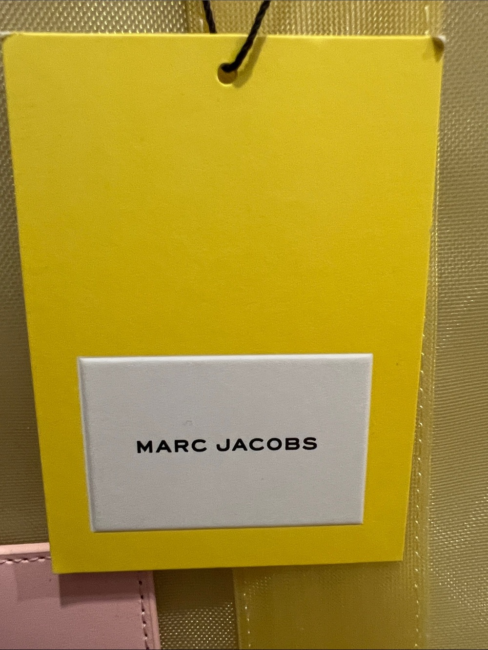 Marc Jacobs Yellow Tote with Pink Trim and Logo - Picture 12 of 14